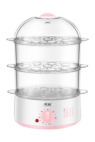 BPA-vrije thermoplastische elektrische stoomkoker- 3 niveaus.