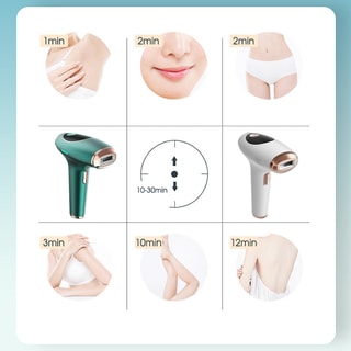 Épilateur à lumière pulsée - Corps - Vert