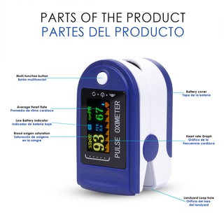 Moniteur de fréquence cardiaque sans fil - Bleu