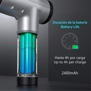 Pistolet de massage musculaire - Fascia Gun TY602 - Corps - Gris