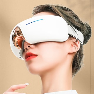 Masseur oculaire chauffant - 4 modes - Blanc