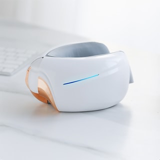 Masseur oculaire chauffant - 4 modes - Blanc