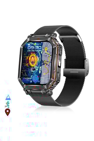 Smartwatch KR92 - Zwart