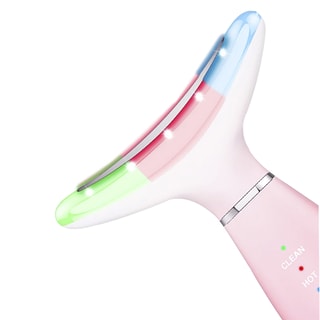 Appareil de massage LED ultrasonique - Visage & cou