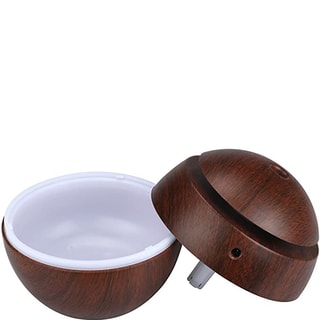 Humidificateur avec lumières LED - 130 ml - Marron foncé