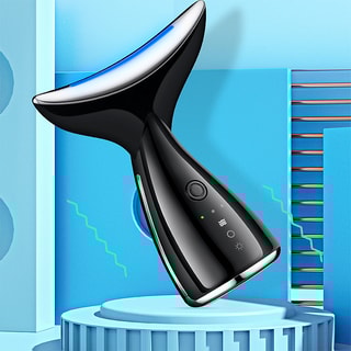 Appareil de photothérapie & ultrasons - Cou - Noir