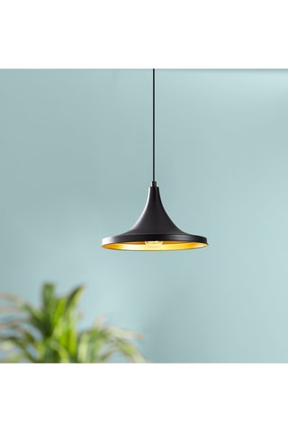 Hanglamp Berceste - Zwart - 100 W
