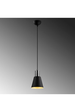 Hanglamp Kem - Zwart - 100 W