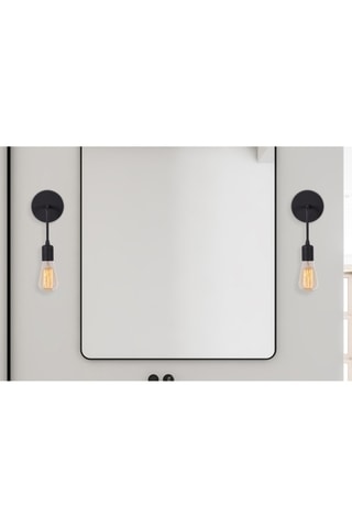 Wandlamp - Zwart - 40 W