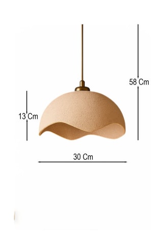 Hanglamp - Roze en Goudkleurig - 40 W