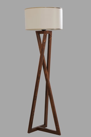 Staanlamp - Beige en Naturel - 60 W