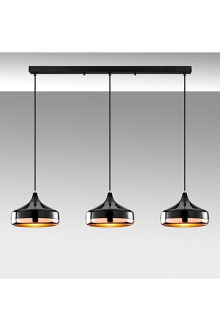 Hanglamp Yildo - Zwart - 3 x 40 W