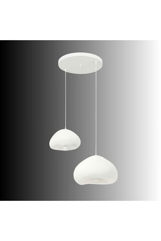 Hanglamp - Wit - 2 x 40 W