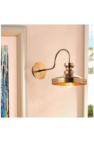 Wandlamp - Goudkleurig - 100 W