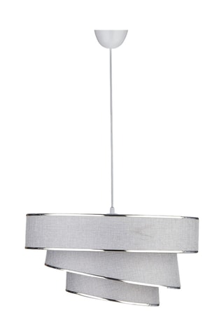 Hanglamp - Grijs en Zilverkleurig - 40 W