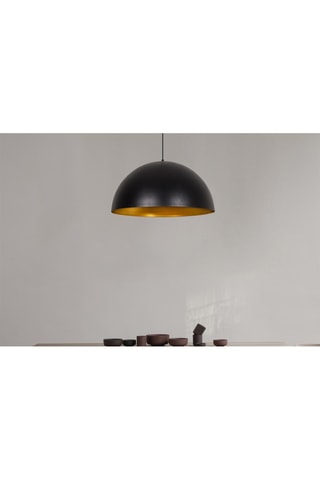 Hanglamp Sivani - Zwart en Goudkleurig - 40 W