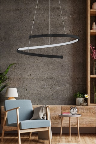 Ledhanglamp Saiph - Zwart