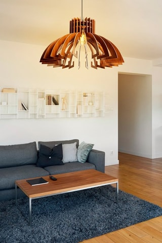 Hanglamp 162 - Naturel en Zwart - 60 W