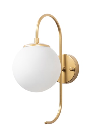 Wandlamp Jewel - Goudkleurig en Wit - 15 W