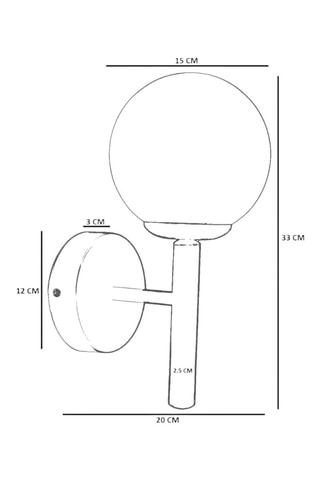 Wandlamp - Goudkleurig - 40 W