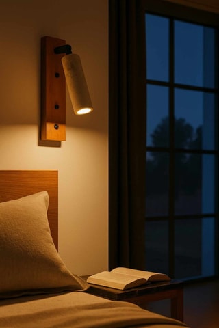 Wandlamp - Beige - 40 W