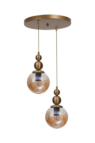 Hanglampen - max 40W - Goudkleurig - Max 40 W