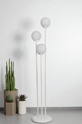 Staanlamp - Wit - 3 x 40 W