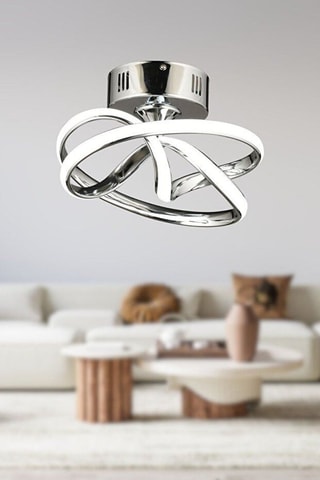 Candeeiro de teto LED - Prateado