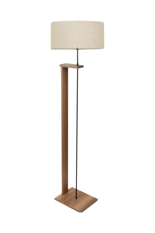 Staanlamp Ayd - Beige en Naturel - 60 W - 150 cm