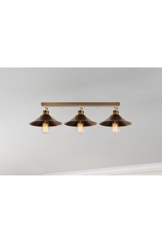 Candeeiro de teto Berceste - Dourado - 3 x 100 W