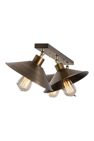 Candeeiro de teto Berceste - Dourado - 3 x 100 W