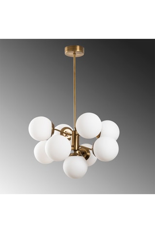 Hanglamp Mudoni - Goudkleurig - 9 x 100 W