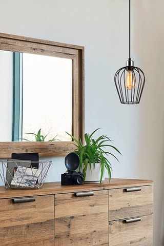 Hanglamp Tel - Zwart - 100 W