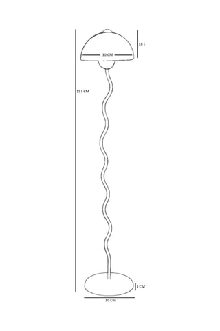 Staanlamp - Oranje - 40 W