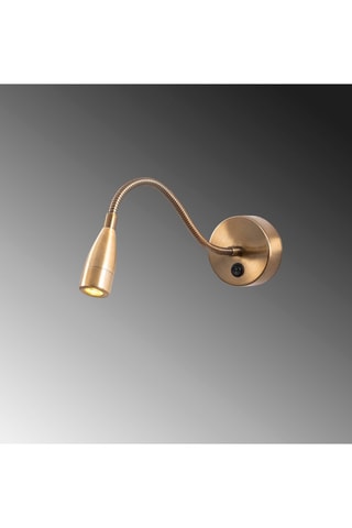 Wandlamp Reading - Goudkleurig - 1 W