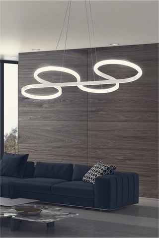 Ledhanglamp Swing - Wit - 40-60 W