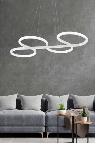 Ledhanglamp Swing - Wit - 40-60 W