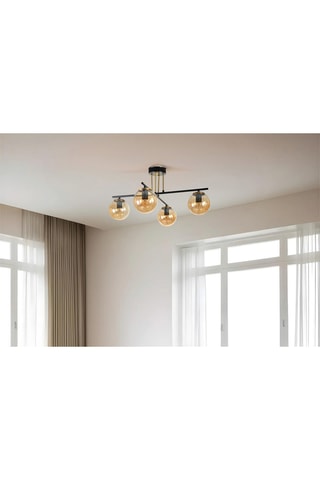 Hanglamp Oslo 4 - Goudkleurig - 4 x 60 W