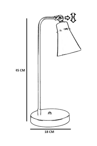 Tafellamp - Goudkleurig - 60 W
