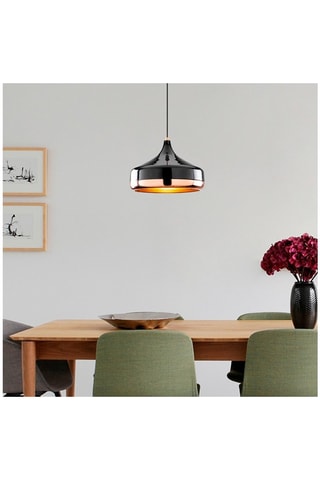 Hanglamp Yildo - Zwart en Goudkleurig - 40 W