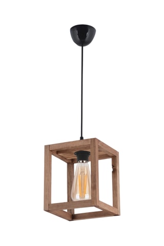 Houten Hanglamp - Naturel - 45 - 60 W