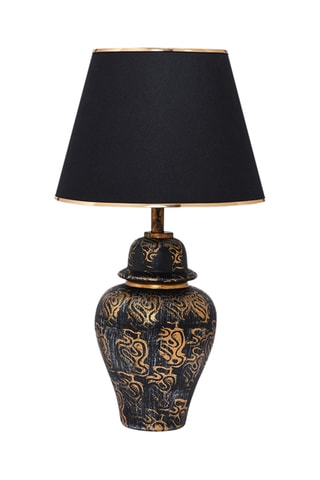 Tafellamp TM262 - Zwart en Goudkleurig - 60 W