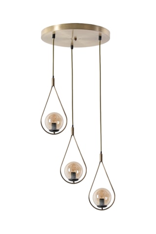 Hanglamp -  Bronskleurig - 3 x 60 W