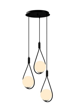 Hanglamp Mudoni - Zwart - 3 x 100 W