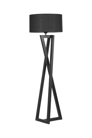 Staanlamp Yildo - Zwart en Koperkleurig - 60 W
