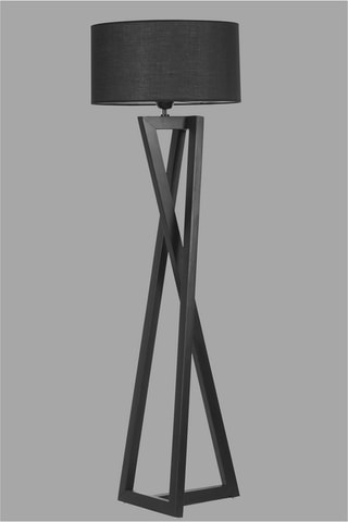 Staanlamp Yildo - Zwart en Koperkleurig - 60 W