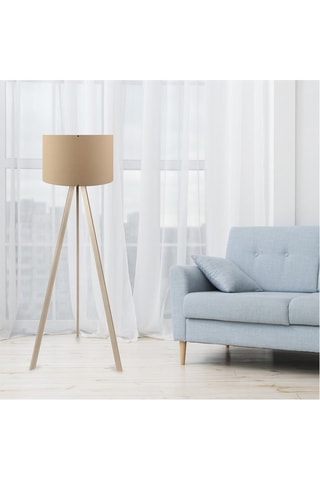 Staanlamp Ayd - Bruin - 60 W - 140 cm