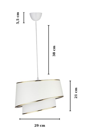 Hanglamp KS-2003 - Wit - 40 W