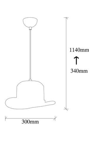 Hanglamp Sivani - Zwart - 100 W