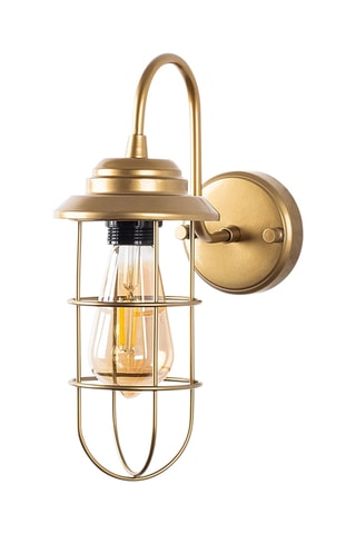 Wandlamp Mahoniu - Goudkleurig -  40 W